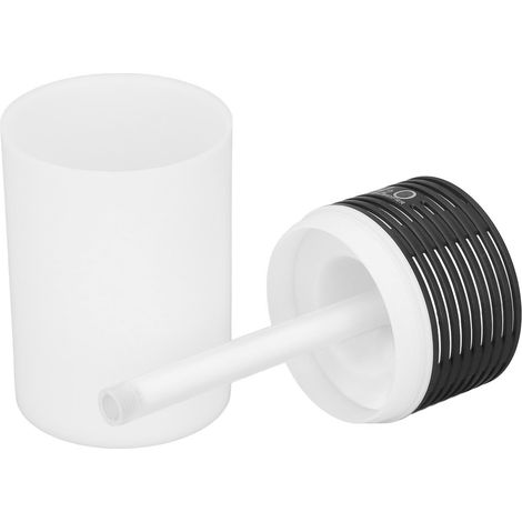 Mini humidificateur coloré, 2 vitesses réglables, arrêt automatique, portable, pour voiture et maison, 300 ml, noir (1/5)