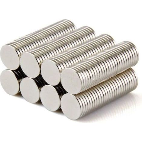 100x Scheibenmagnete aus Neodym-Seltenerdmetallen, stark, für Modellbau und Bastelarbeiten
