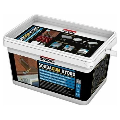 Kit di riparazione impermeabilizzante col. terracotta da 1 kg - soudal