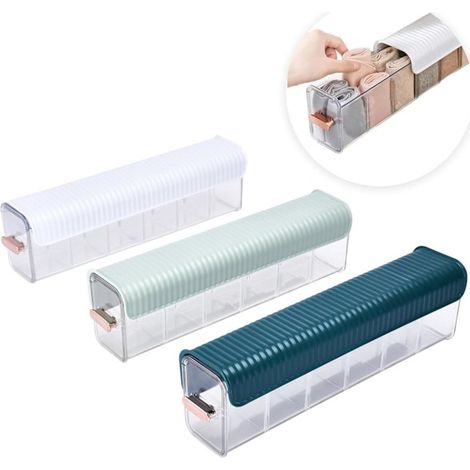 Filiyano – organisateur de sous-vêtements – Séparateur de tiroir Simple Houseware, organisateur de sous-vêtements, lot de 4, gris[CO] (1/5)
