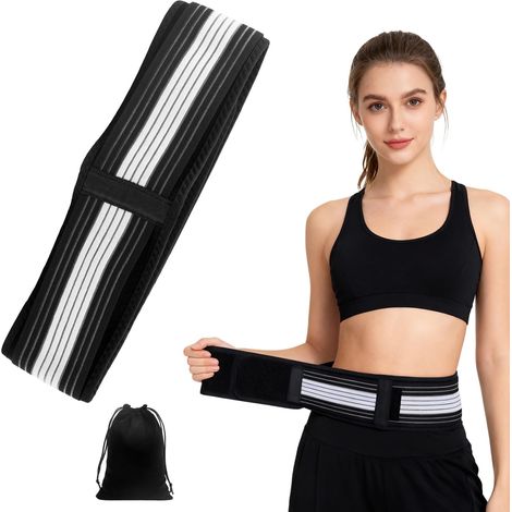 Ceinture de soutien lombaire pour sciatique, ceinture unisexe pour sciatique (109 cm)