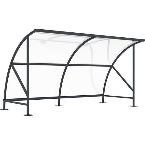 WSM, Abri pour vélos, en polycarbonate, l x p 4130 x 2100 mm, (1/5)