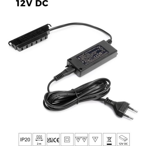 Convertitore per illuminazioni LED di tensione costante, tecnoplastica (12V DC), 6 W, Tecnoplastica 5211020 EMUCA