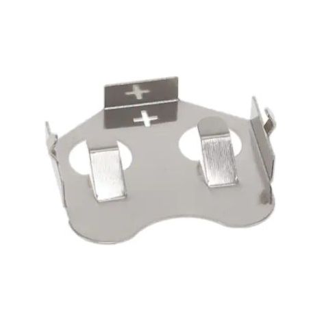 Clip pour pile 1, 2 RS PRO CR2032, raccordement Traversant ( Prix pour 1 )