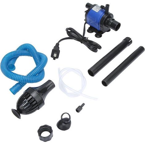 Geräuschloser 3-in-1-Tauchfilter für Aquarien, Sauerstoffpumpe und Wasserreiniger, ultraleise, geeignet für Aquarien, mit Belüftung und Zirkulation, vielseitiges Modell. (1/5)