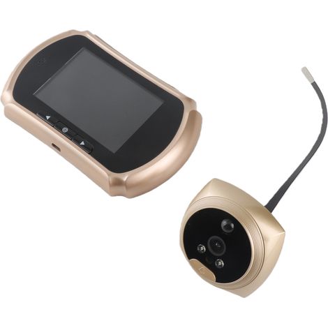 Caméra de porte avec judas 1,3 MP, écran LCD 3 pouces, visionneuse vidéo, sonnette vidéo, prise de photos et enregistrement vidéo pour la sécurité de votre domicile (1/5)