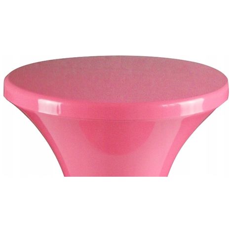 SEAT Kunststoffhocker, poliertes Produkt, Rosa