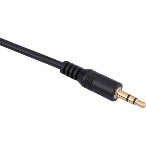 Adaptateur de câble d'entrée audio AUX 3,5 mm compatible avec Volkswagen/Golf/Passat B5/Bora/Polo/Blaupunkt (câble AUX avec connecteur bleu Volkswagen). Ne pas utiliser le câble de marque POLO. (1/3)