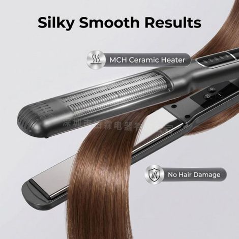 1 Lisseur à Cheveux, Plaque Étroite, Contrôle MCH, Fonction 2-en-1, Ions Négatifs, Usage Quotidien (1/4)