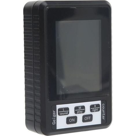 Détecteur de Rayonnement Nucléaire Compteur Geiger Testeur de Rayons X β γ Alarme de Dose de Rayonnement Détecteur de Rayonnement Nucléaire Noir (BLACK),de DEBUNS (1/5)