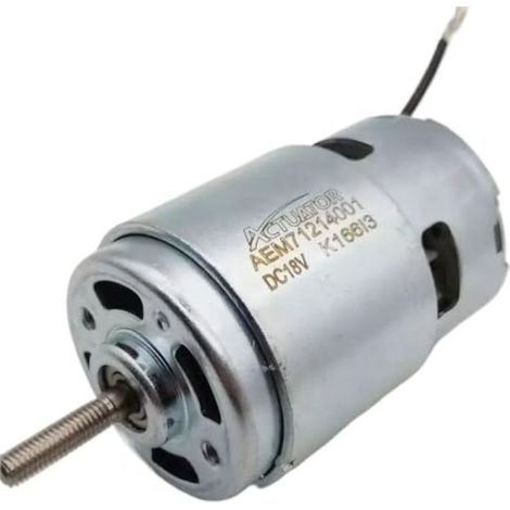 Moteur DC 775 18V 120W Haute Puissance Engrenage Couple Élevé Roulements à Billes Faible Bruit Argent (1/5)