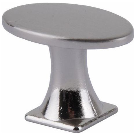 Pomolo ovalado Zama Níquel Satinado mm 18x30