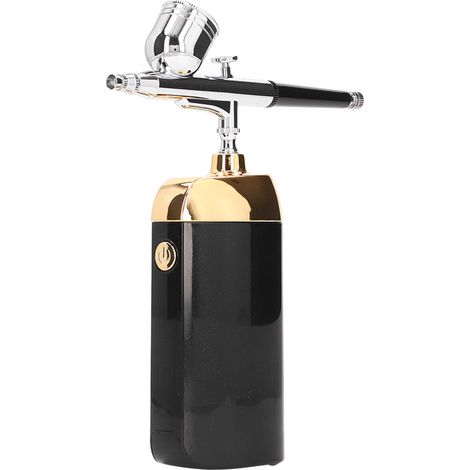 Nettoyant Visage USB Rechargeable - Pulvérisateur Portable pour Soins de Peau et Pâtisserie Noir (1/5)