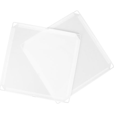 Accessoire D’Armoire Portable Cube Blanc 35x35cm Lot de 2 (1/5)