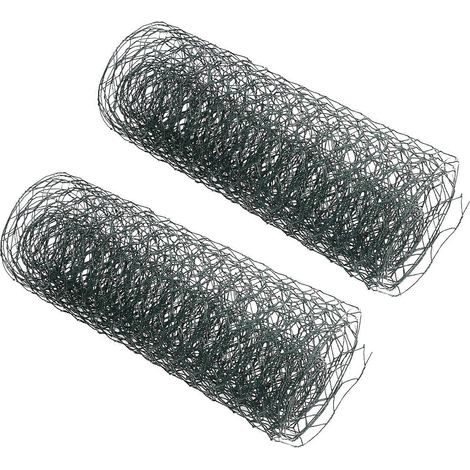 rouleaux de filet à fleurs en fil de fer, filet à mailles pour compositions florales, filet à poules (1/4)