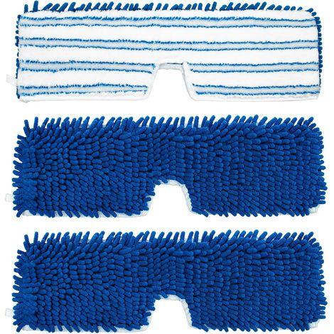 Lot de 3 têtes de balai de rechange compatibles avec les balais à franges en microfibre et chenille à double action Ocedar (1/5)