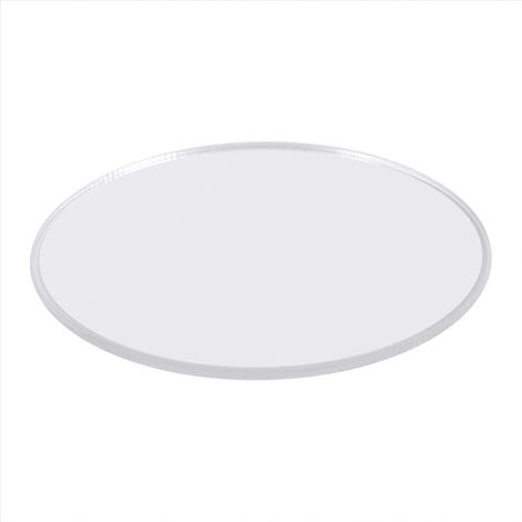 Disque rond acrylique miroir transparent, épaisseur 3mm, diamètre 85mm, panneau circulaire réfléchissant