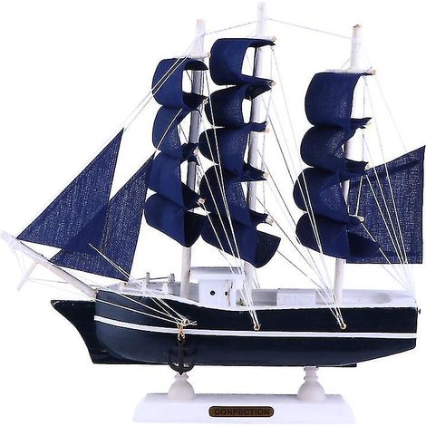 1 maquette de voilier en bois (1/2)
