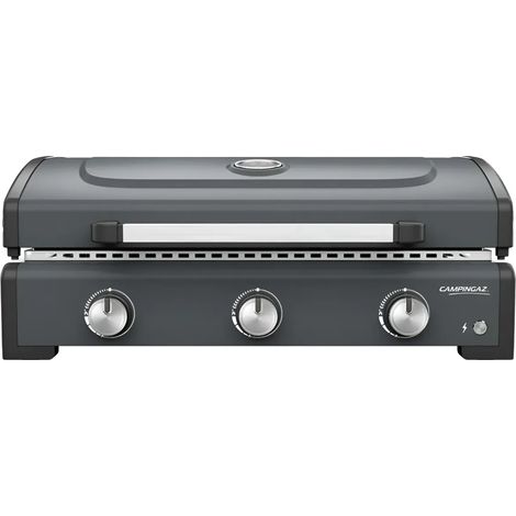 Barbecue a Gas Campignaz Plancha 3 Fuochi 76x56x31 cm Piastra Ghisa