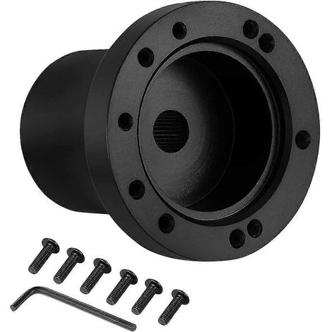 Adaptateur de volant pour voiturette de golf Club Car Yamaha, noir (1/5)