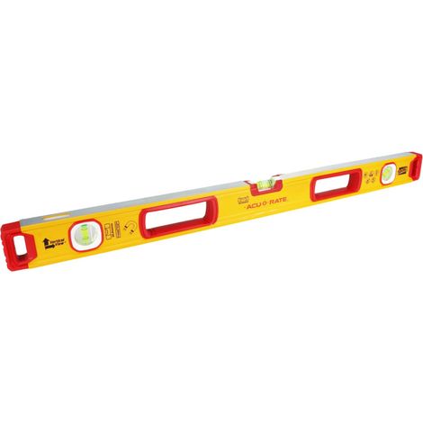 Niveau Plaquiste Magnétique 80 cm – 3 Fioles Acurate