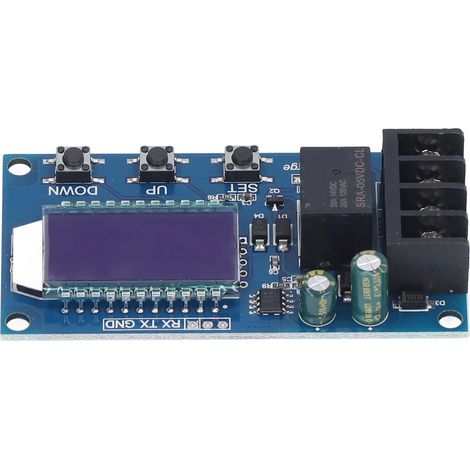 Lithium-Batterie-Ladekontrollmodul (Leiterplatte) mit digitalem Überladeschutzschalter (DC 6–60 V) (1/5)