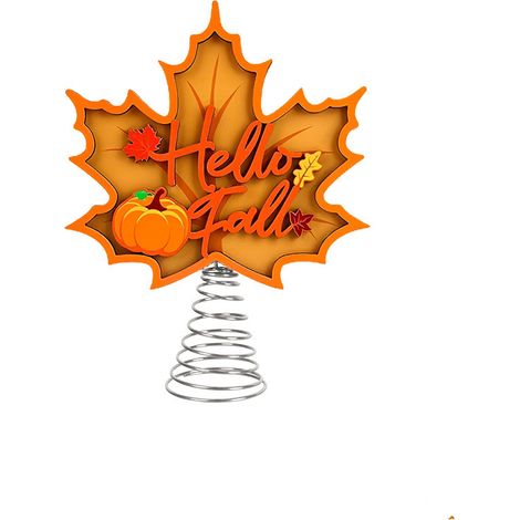 Thanksgiving Fall Maple Tree Top Decoration Harvest Theme Thanksgiving Decoration Desktop Tree Top Window Sill Decoration Maple Tree Top Decoration