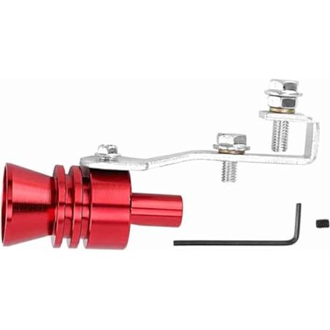 Sifflet turbo pour voiture, simulateur sonore turbo rouge, silencieux d'échappement simulateur compatible Accord (1/4)