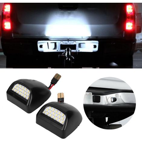 2pcs Feux de Plaque d'Immatriculation pour Cadillac Escalade 2002-2006, Lumière de Signal DC 12V (1/5)