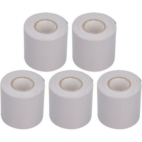 PA AIPERQ Lot de 5 rubans d'étanchéité pour conduits de climatisation, tuyaux en cuivre, PVC, isolation pour climatiseur, ruban résistant à la traction, largeur 60 mm (1/4)