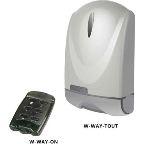 Wolf Ricevitore bidirezionale 4 canali ad uso universale + Radiocomando - W-WAY-TOUT