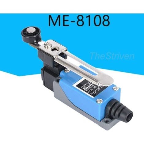 NALOOKAMIC Lot de 2 Interrupteurs de Fin de Course à Levier à Galet ME-8108 – Interrupteur CNC pour Commande Électrique et Applications Industrielles (1/3)
