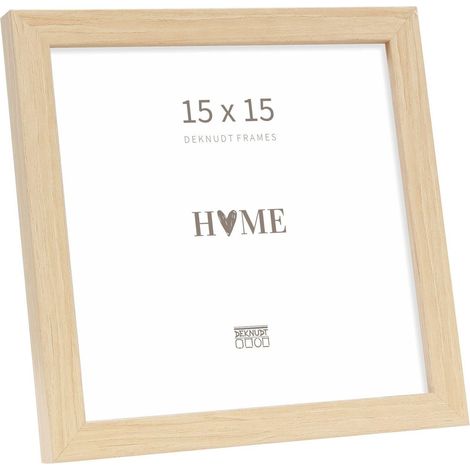 Cadre Bois Couleur Bois Clair Photo 15x15cm S243H1 (1/5)