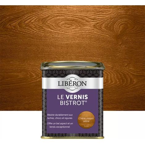 Vernis Bistrot LIBÉRON Chêne moyen Satin 0,25 L (1/4)