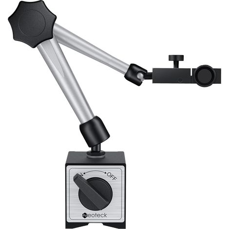 Base Magnétique pour Indicateur, Support en Acier 6t Ajustable et Pratique pour Jauge à Cadran (1/4)