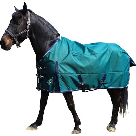 Couvertures de cheval de participation, Couvertures de soins de cheval imperméables et respirantes 1200D pour le remplissage hivernal (51 "-87" y compris la taille miniature / poireau)