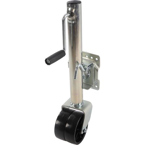 Cric de remorque à Double roue, 1500lb, pour bateau, camping-car, réglage de levage renforcé, Double roulette (1/5)