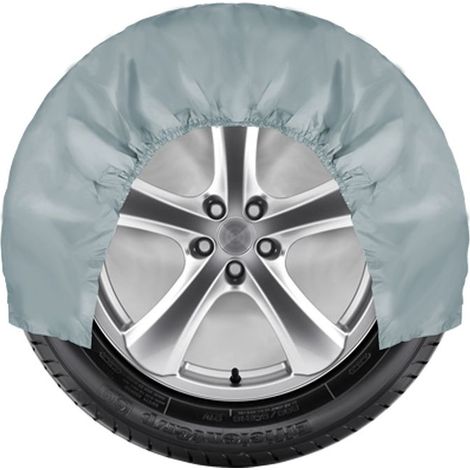 Housses de pneus Couverture de Roue 72 cm de diamètre,Secours Housse de Protection Hiver été Voiture Pneu Stockage Sacs véhicule Roue Protecteur Voiture Accessoires (Color : 1 Piece gri) (1/3)