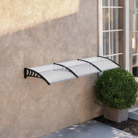 Store banne Marquise de porte extérieure en polycarbonate (1/5)