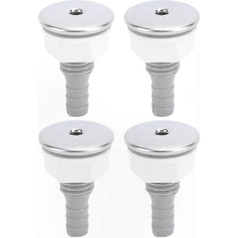 Lot de 4 buses de massage à jet d'eau en PVC pour baignoire et spa de piscine, accessoire de douche hydromassante (1/5)