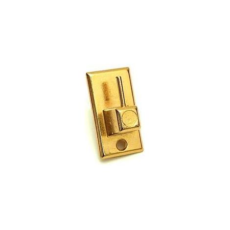 GANCI BRIS BRIS RETT. ACCIAIO ORO "ONE PRICE" MAURER - CF. BLISTER 2PZ