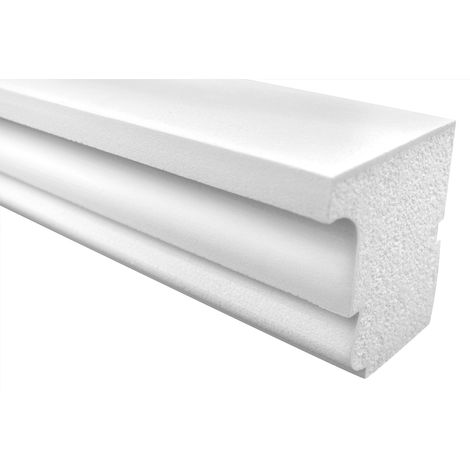Facciata Cornice EPS PU resistente agli urti 135x130mm KC140: 2 metri / 1 modanatura