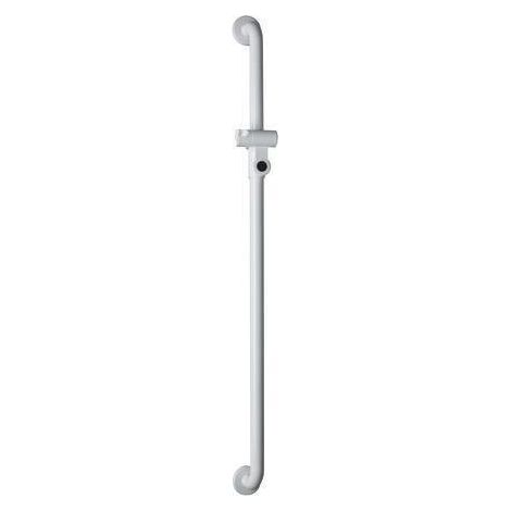 Barre porte-douche SERIE 477 90mm tief. d: 33mm Cote axiale 1100mm orange