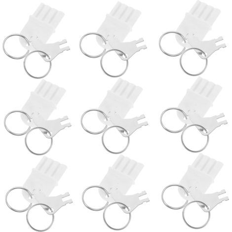 Clés pour distributeur de papier toilette et porte-rouleau essuie-tout (1/5)