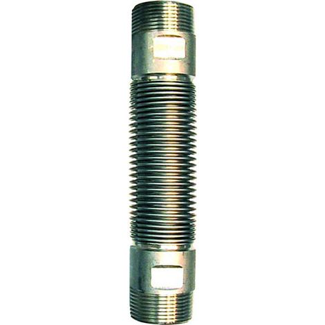 Uniburner 1-1/4" antivibración inox m/m para gas 0,5bar