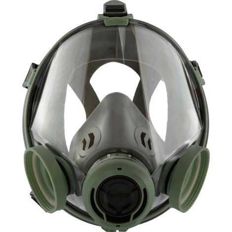 Complete C702/Twin Mask (Clase 3). Oliva/negro