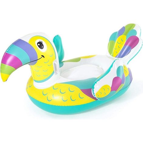 TRADE SHOP - Gonfiabile A Forma Di Tucano Cavalcabile 173x91cm Per Bambini Con Maniglie 41437 - (1/5)