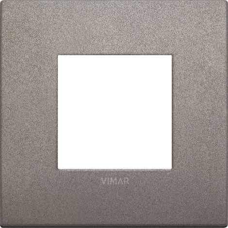 VIMAR - 19642.04 Placa clásica 2M, titanio mate