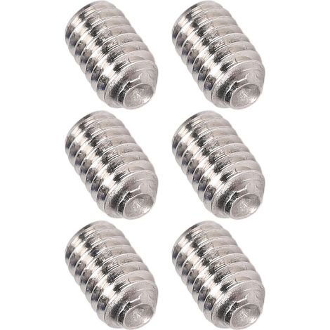 Kit d'assortiment de 50 vis sans tête en acier inoxydable A2-70, vis de fixation M2,5 x 4 (1/5)