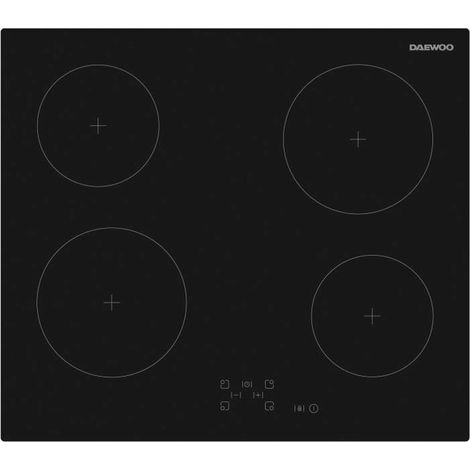 Daewoo Piano cottura in vetroceramica nera 60 cm (1/2)